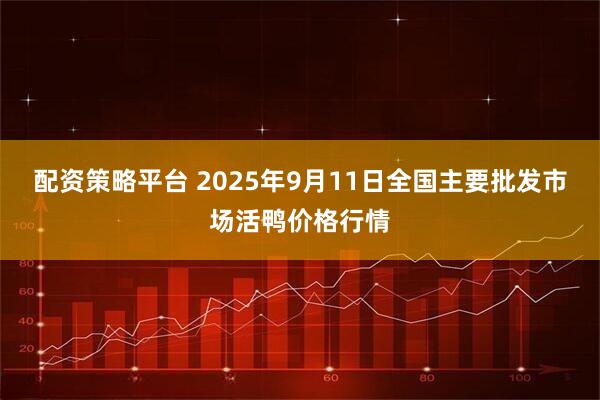 配资策略平台 2025年9月11日全国主要批发市场活鸭价格行情